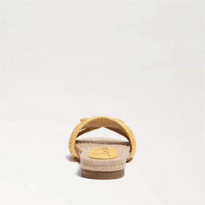 Warm Marigold Faux Raffia