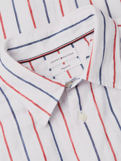 White/Red Stripe