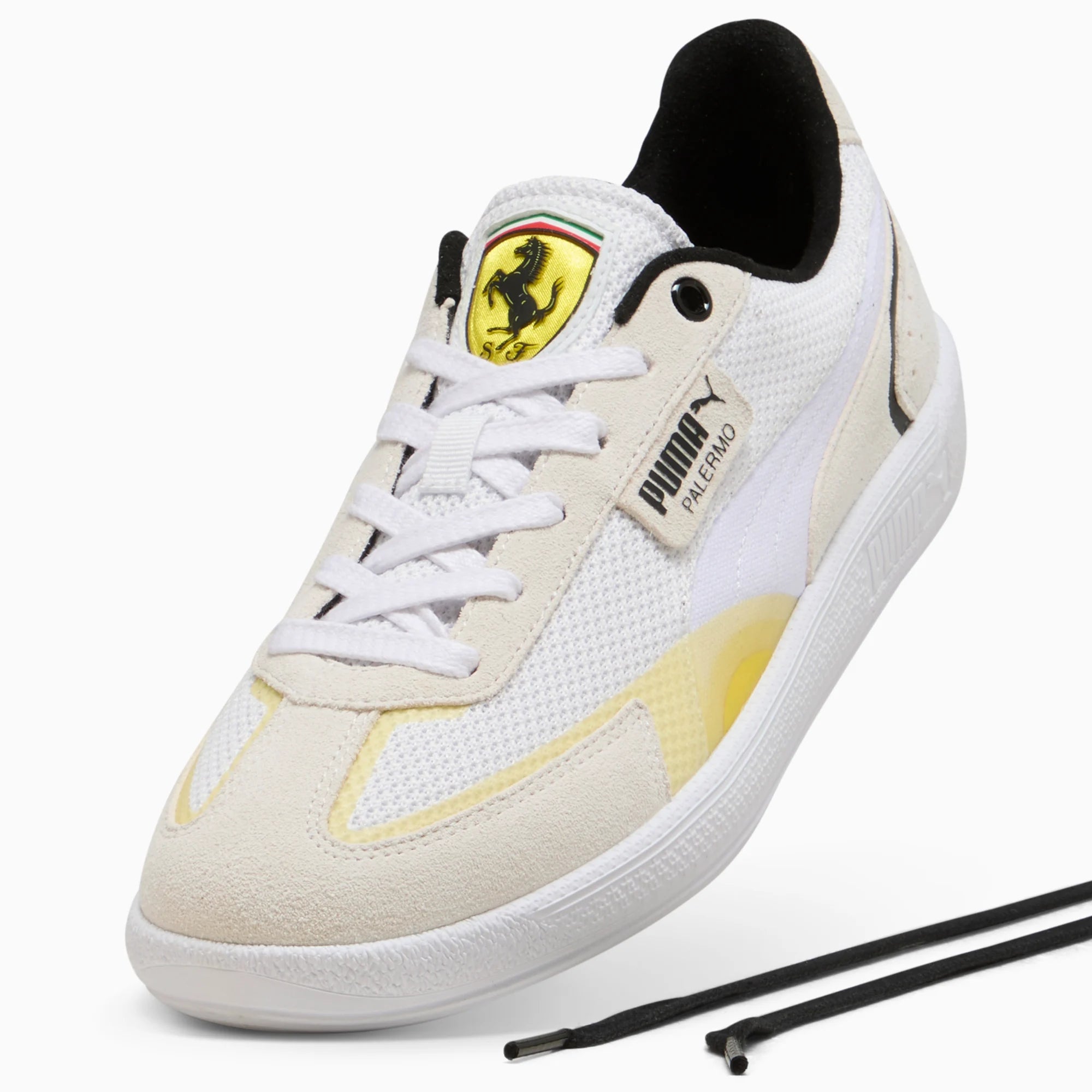 PUMA White-Speed Yellow