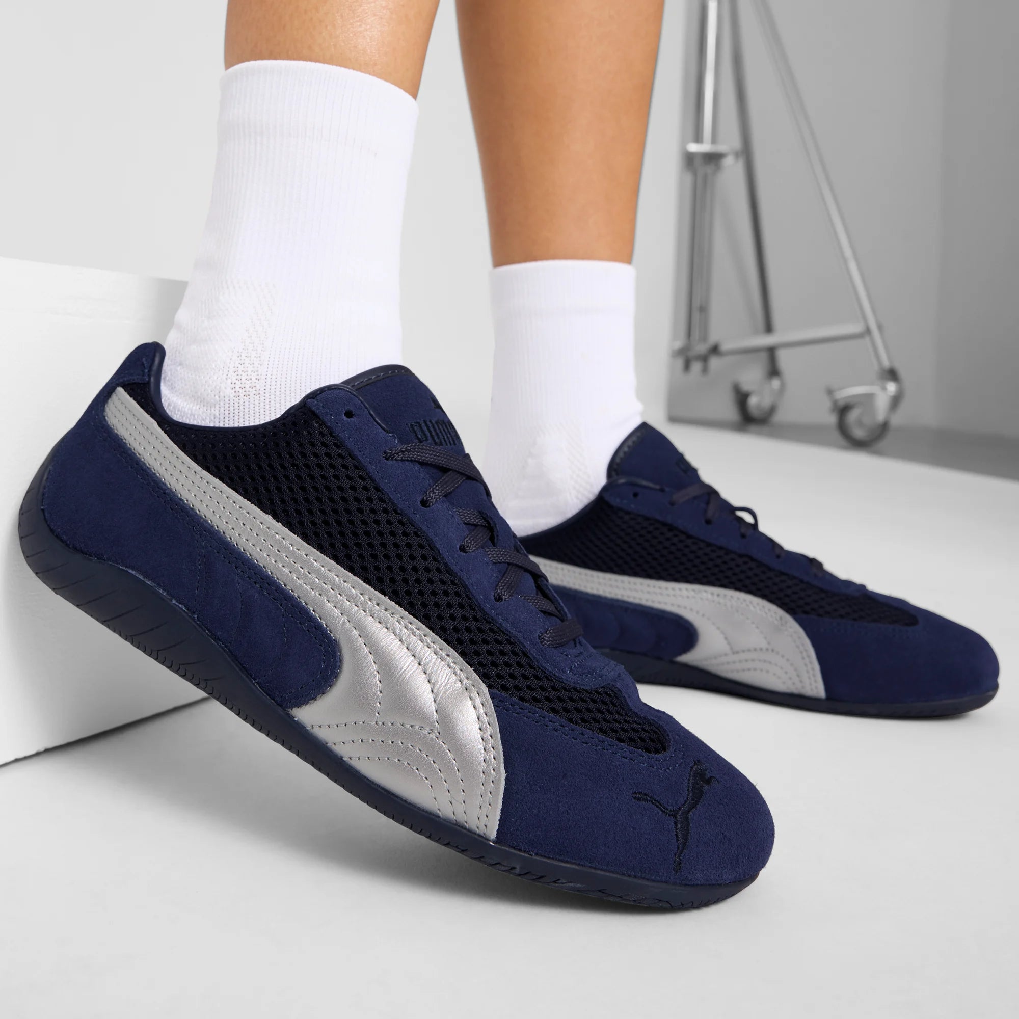 PUMA Navy-Matte Silver