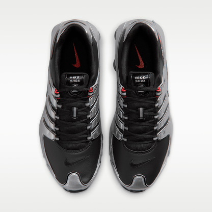 Black/Metallic Silver/University Red/Black