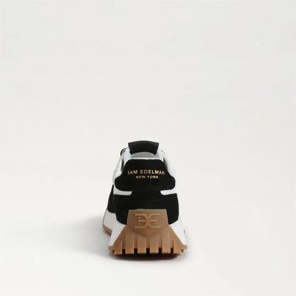 Black Suede/ White Nylon