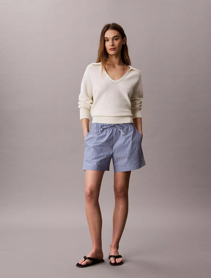 Dusty Sailor Blue Stripe
