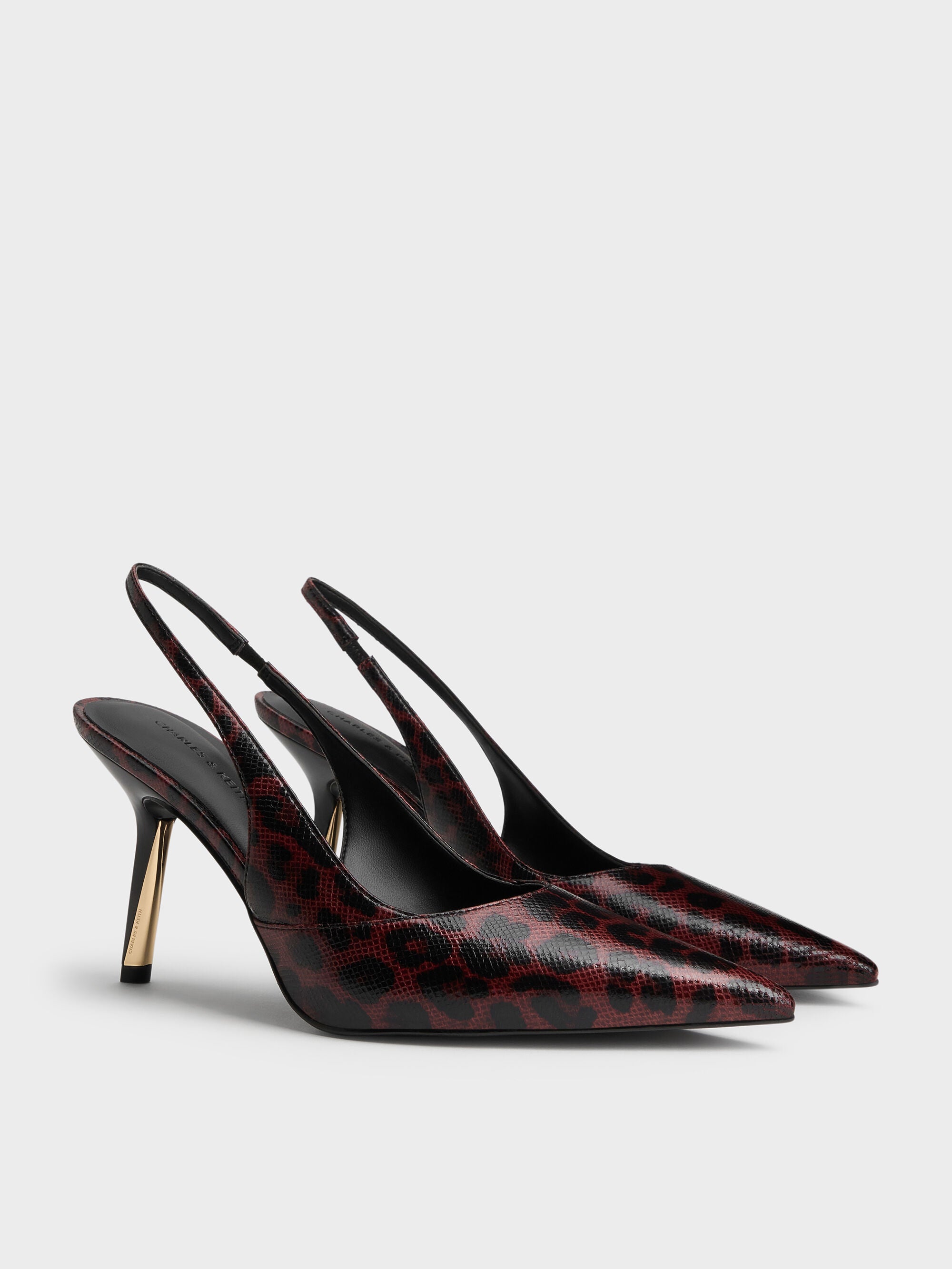 Animal Print Burgundy