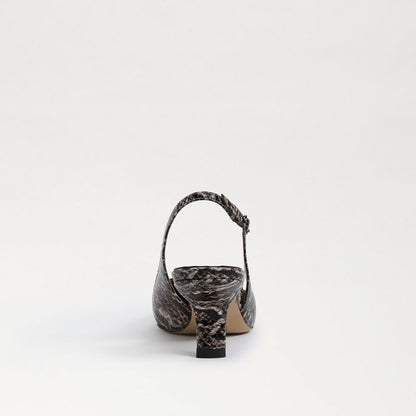 Brown Snake Print Leather