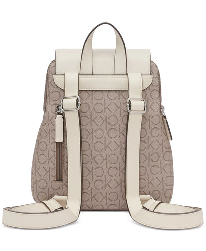 Almond Taupe/White