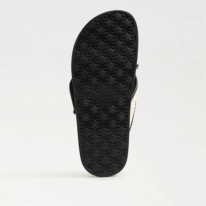 Linen/Black Faux Raffia