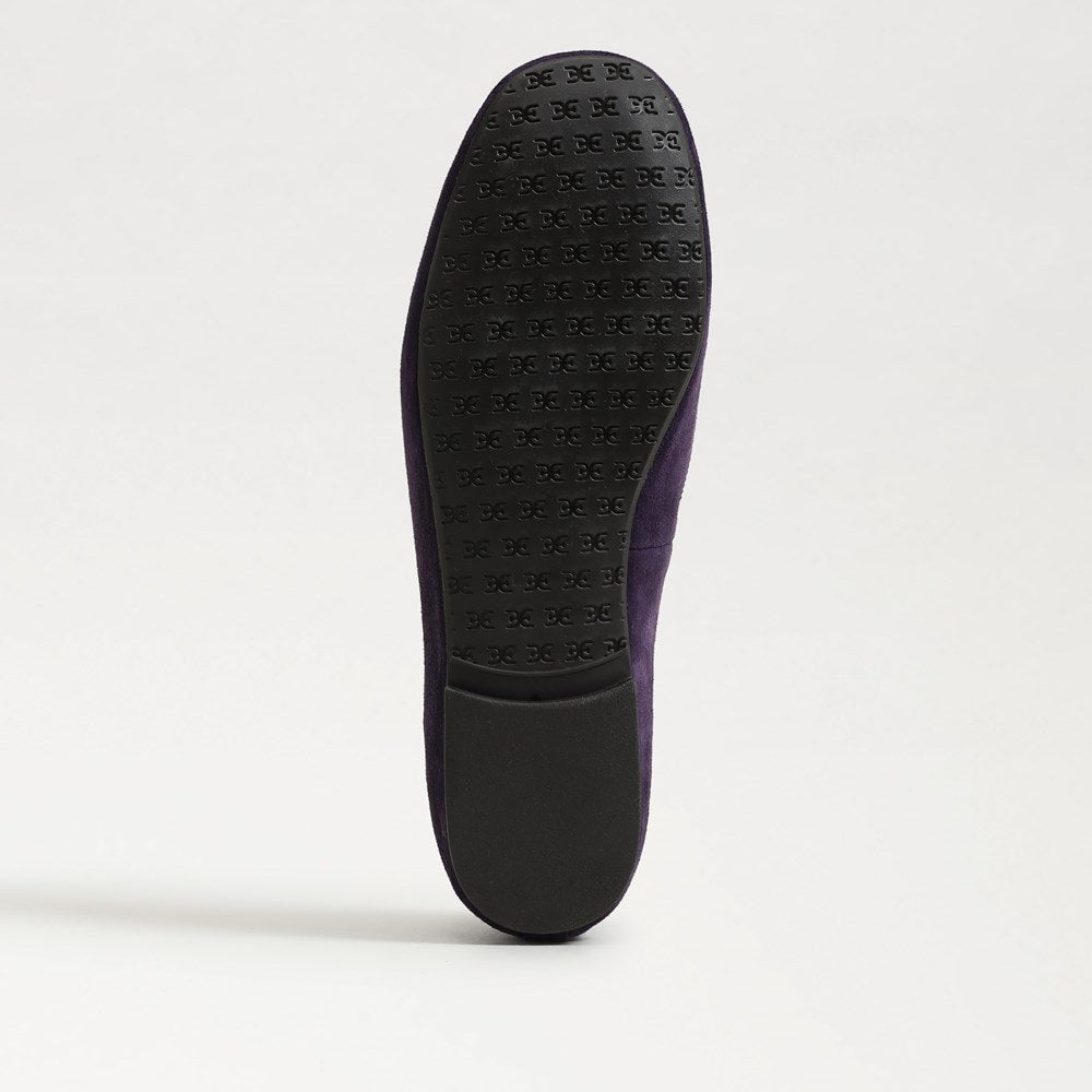 Deep Violet Suede Leather