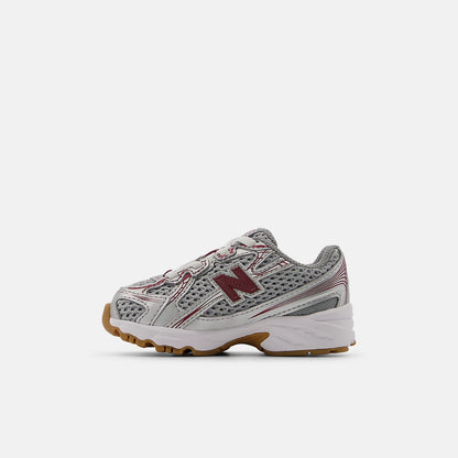 Silver Metalic With Monarch Burgundy