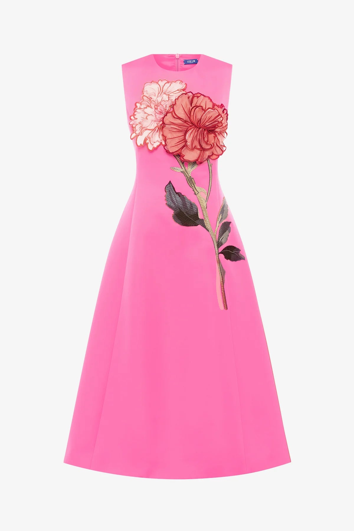 Peony Print in Fuchsia