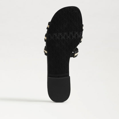 Black Linen Faux Raffia