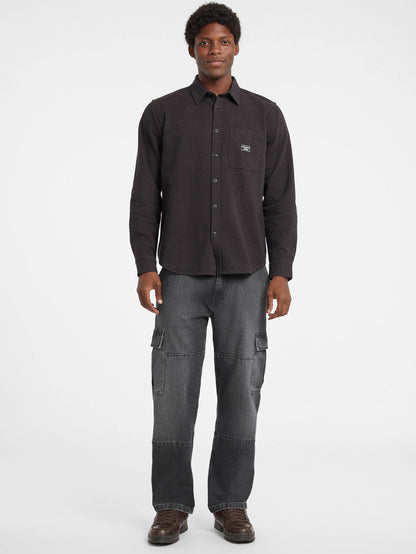 Jet Black Houndstooth