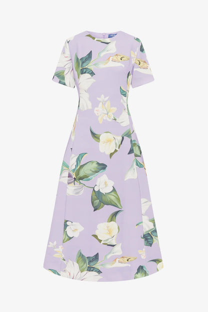 Lily Blossom Print in Lilac