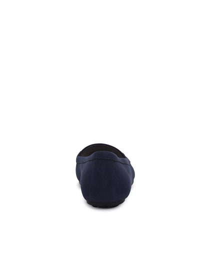 Navy Faux Suede
