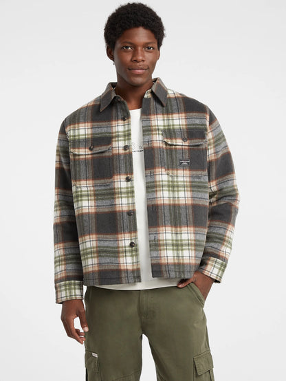 Washed Out Black Check
