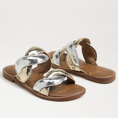 Gold/Silver Faux Leather
