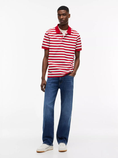 Ruby Red/White Stripe