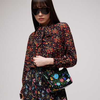 lona negro y multicolor