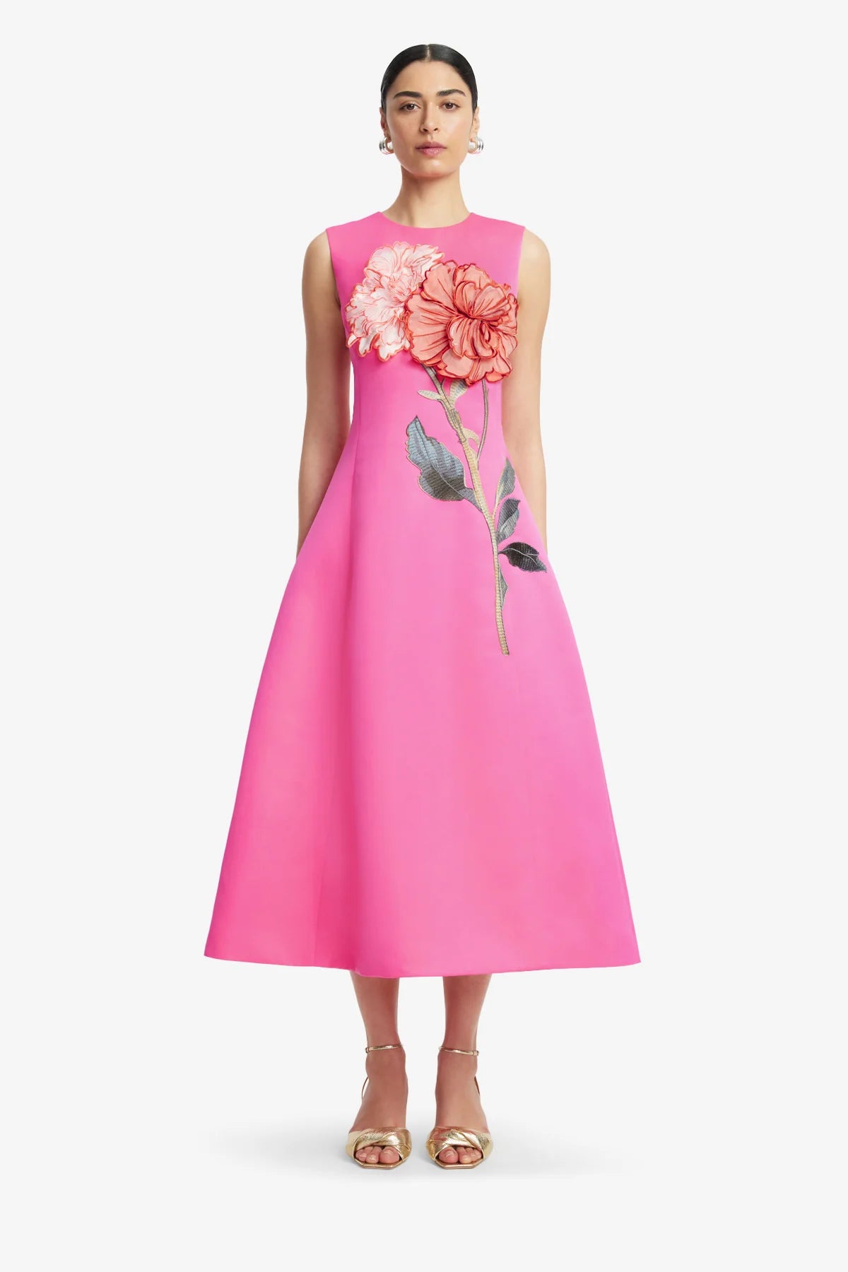 Peony Print in Fuchsia