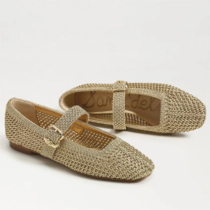Amber Gold Woven Fabric