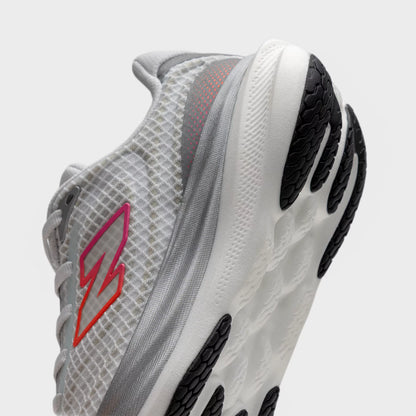 White With Pink Heat And Tangerine Heat