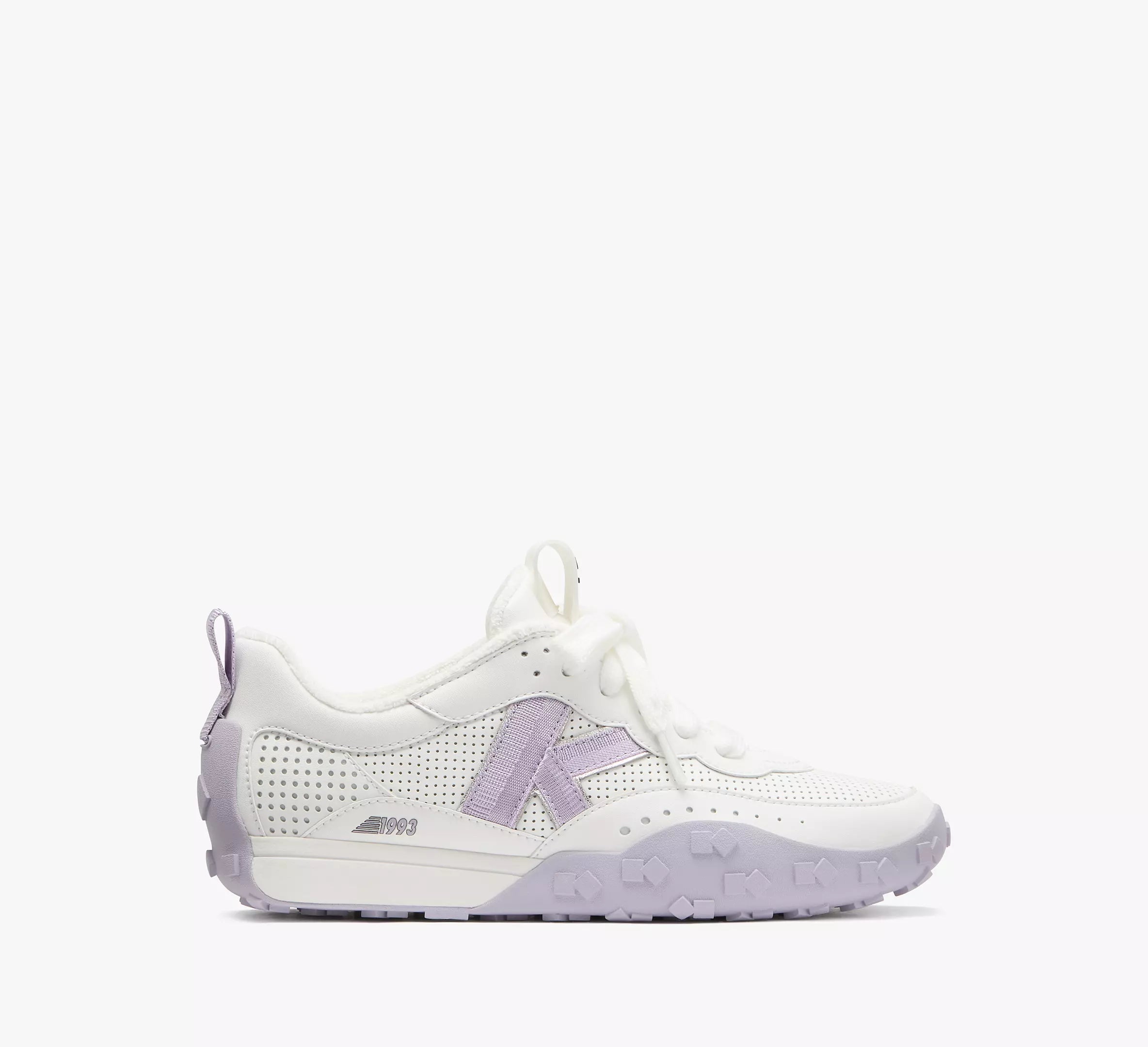 True White/Lavender Cream