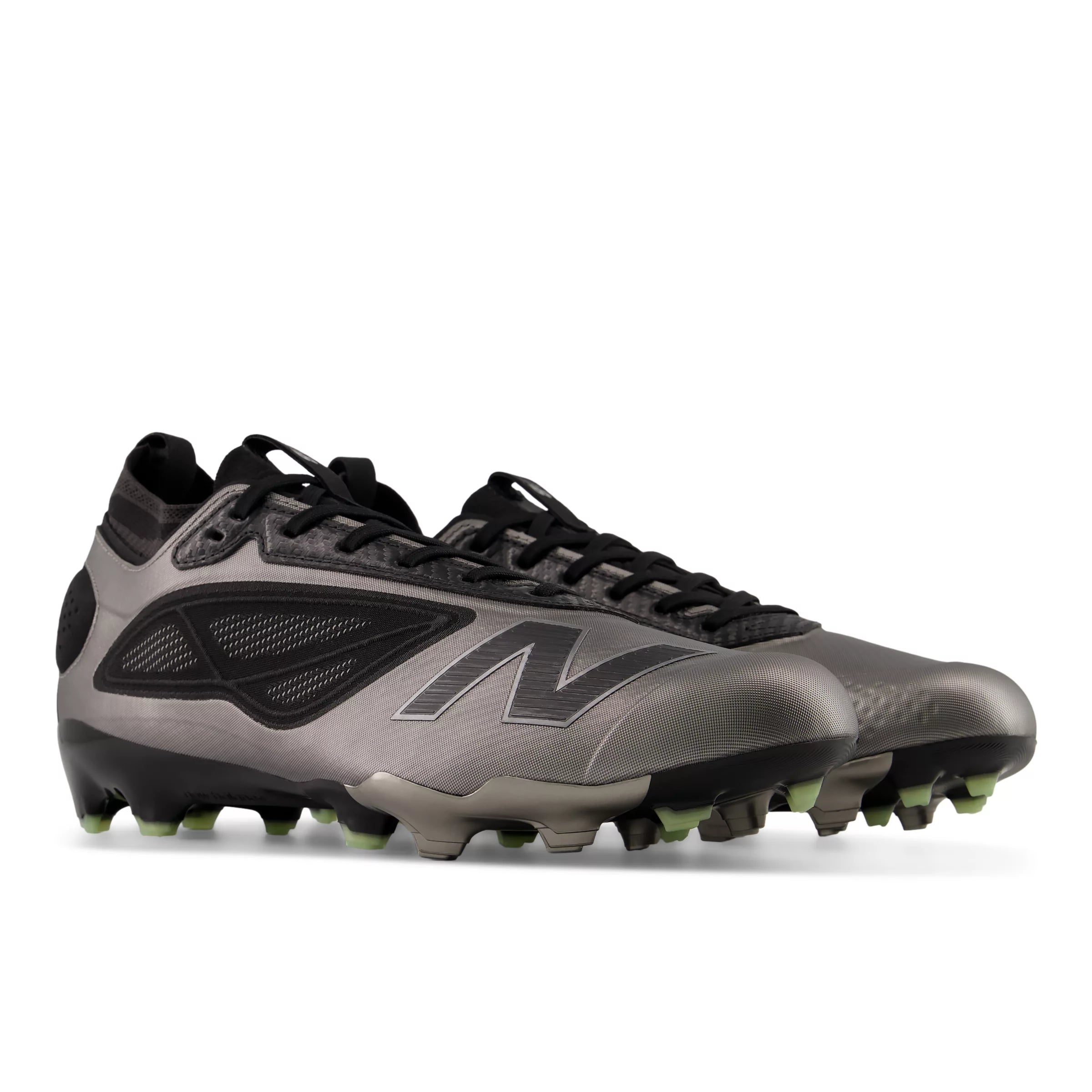 Black With Dark Silver Metallic