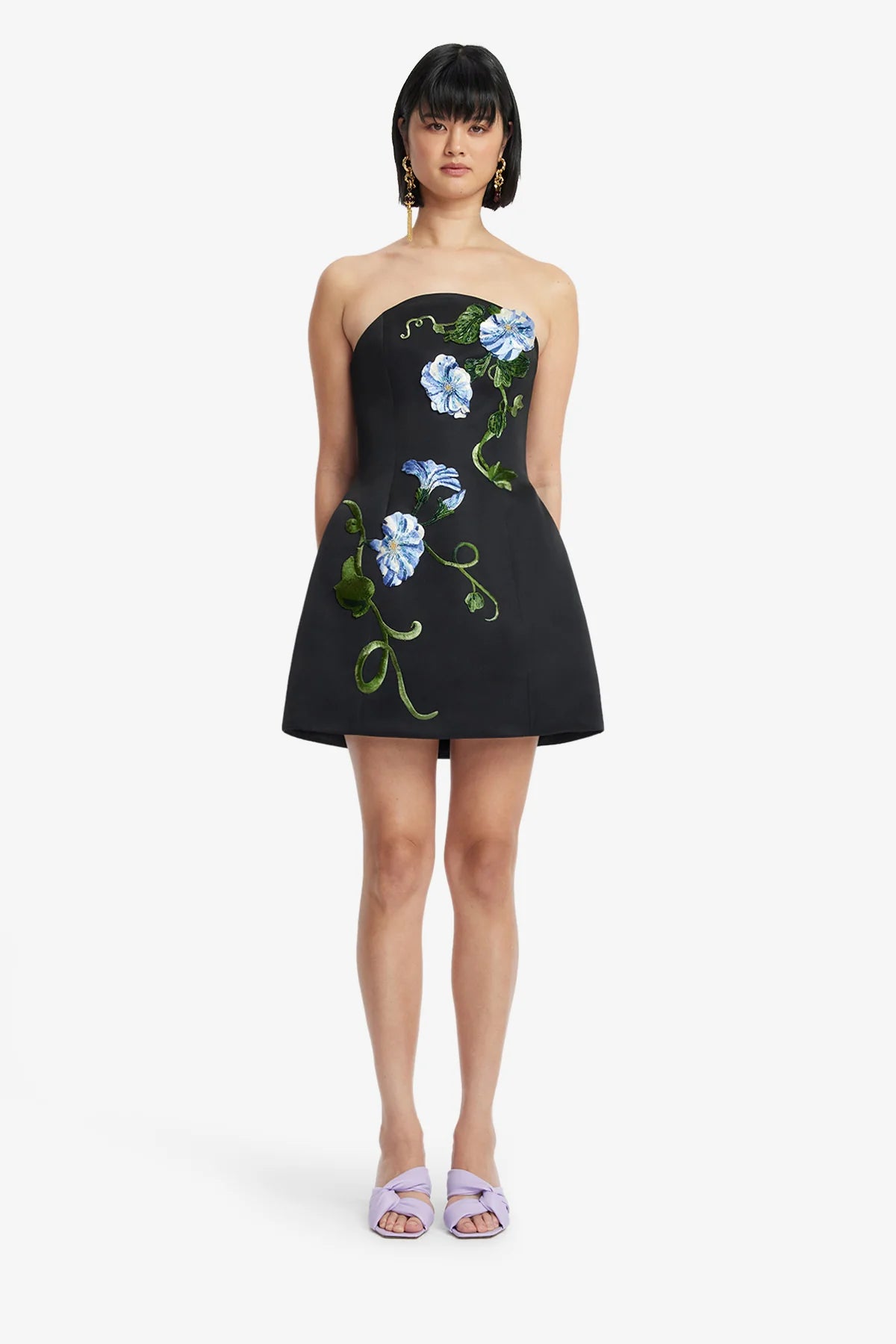Vine Print in Ebony