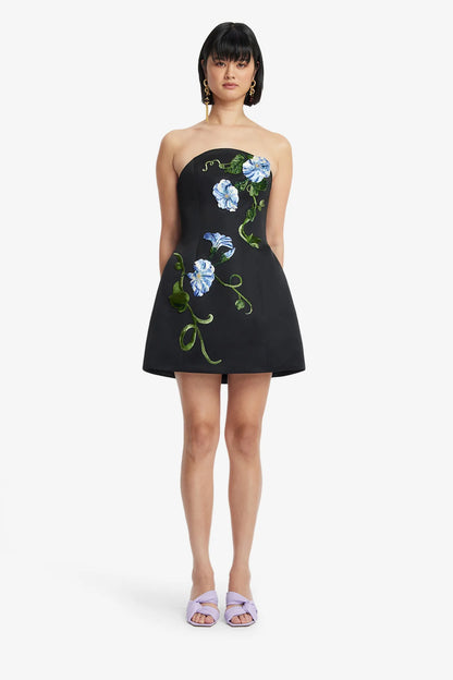 Vine Print in Ebony