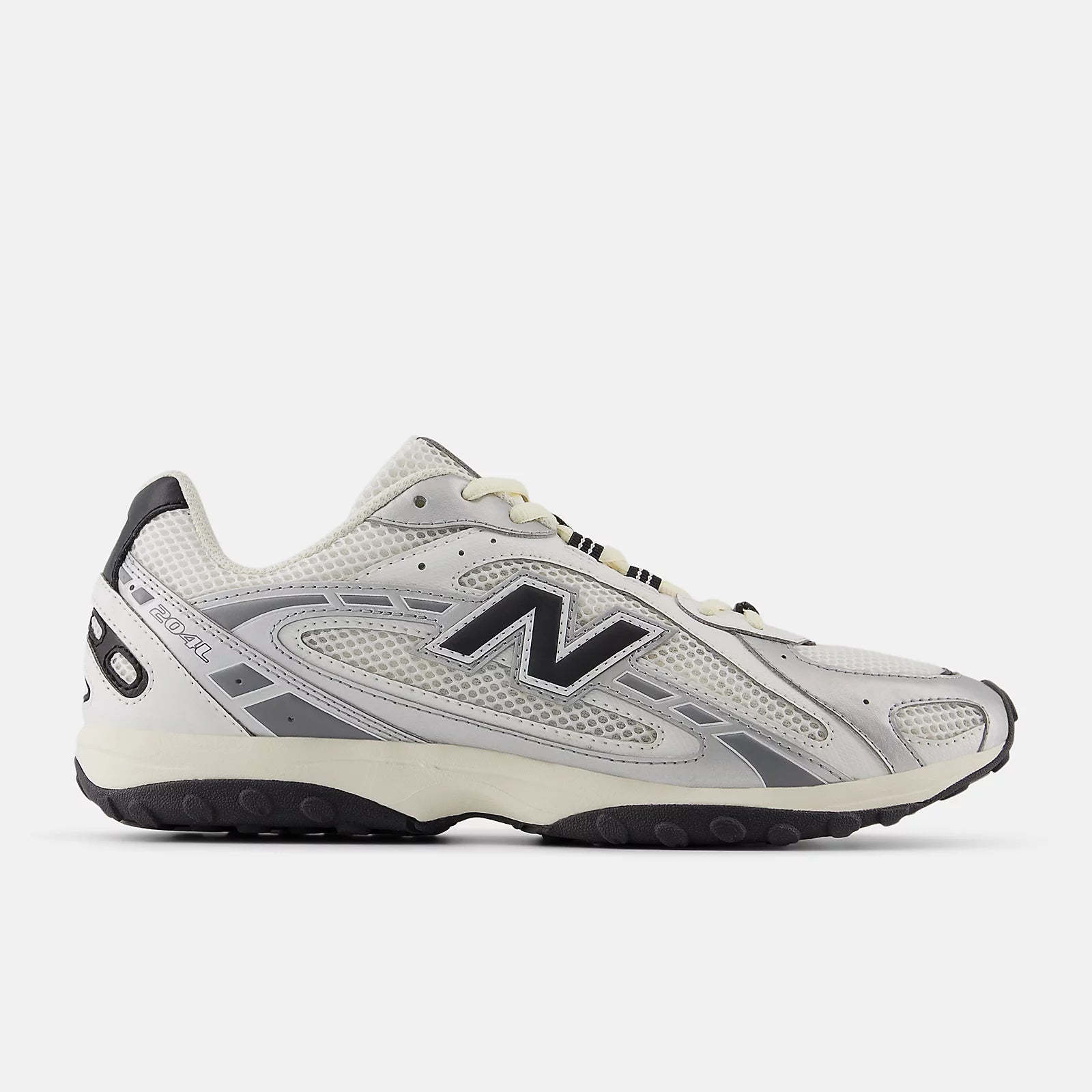 Silver Metallic With Black