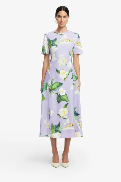 Lily Blossom Print in Lilac