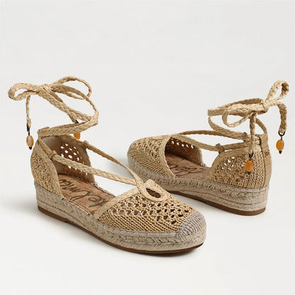 Natural Beige Faux Raffia