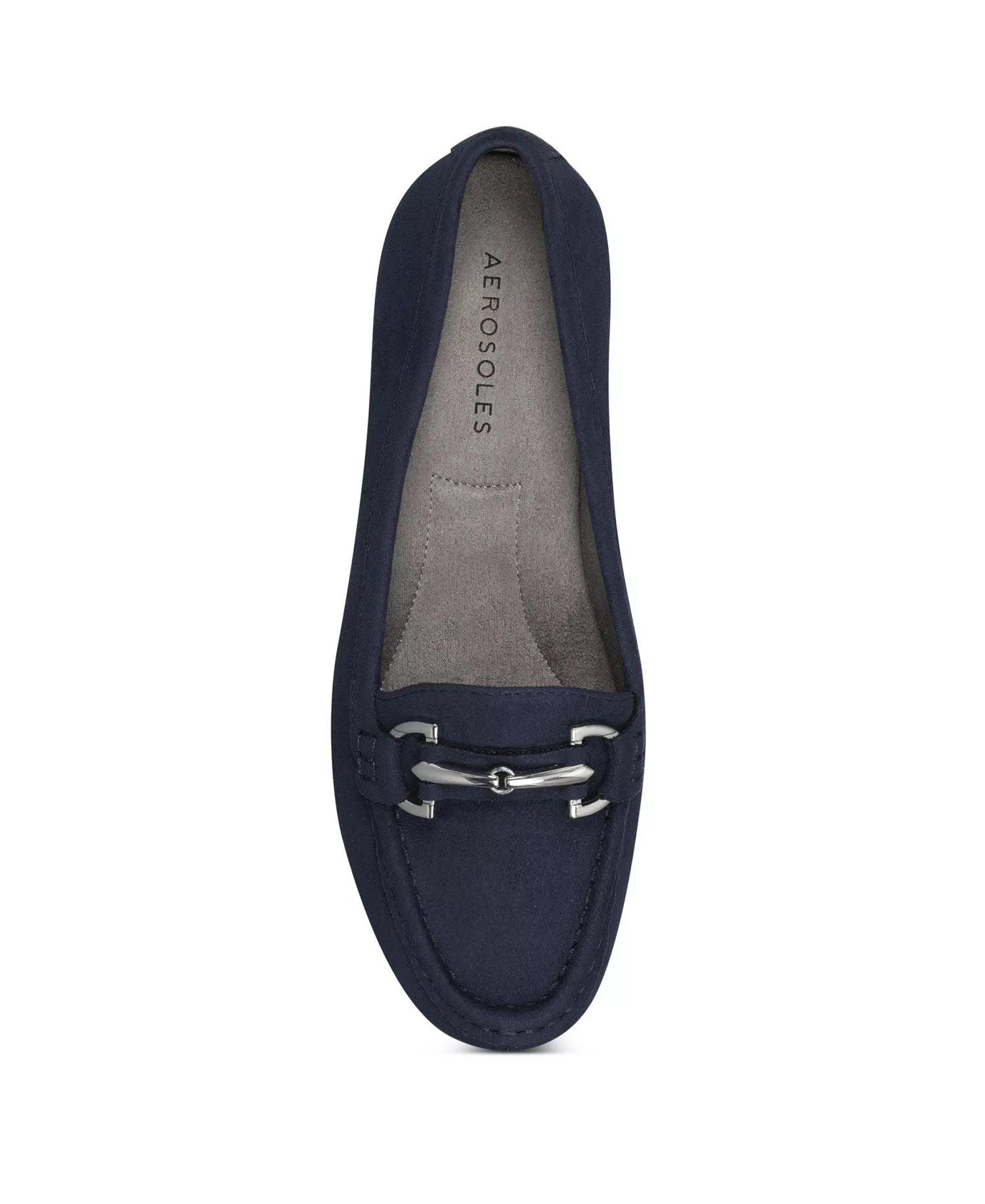Navy Faux Suede