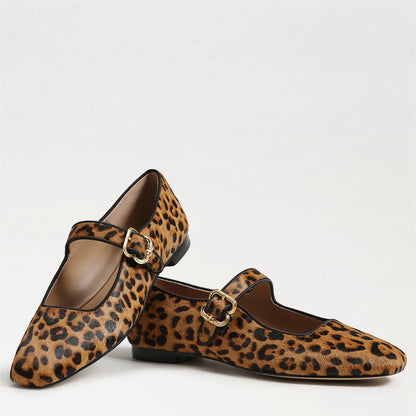 Leopard Brahma Hair Leather