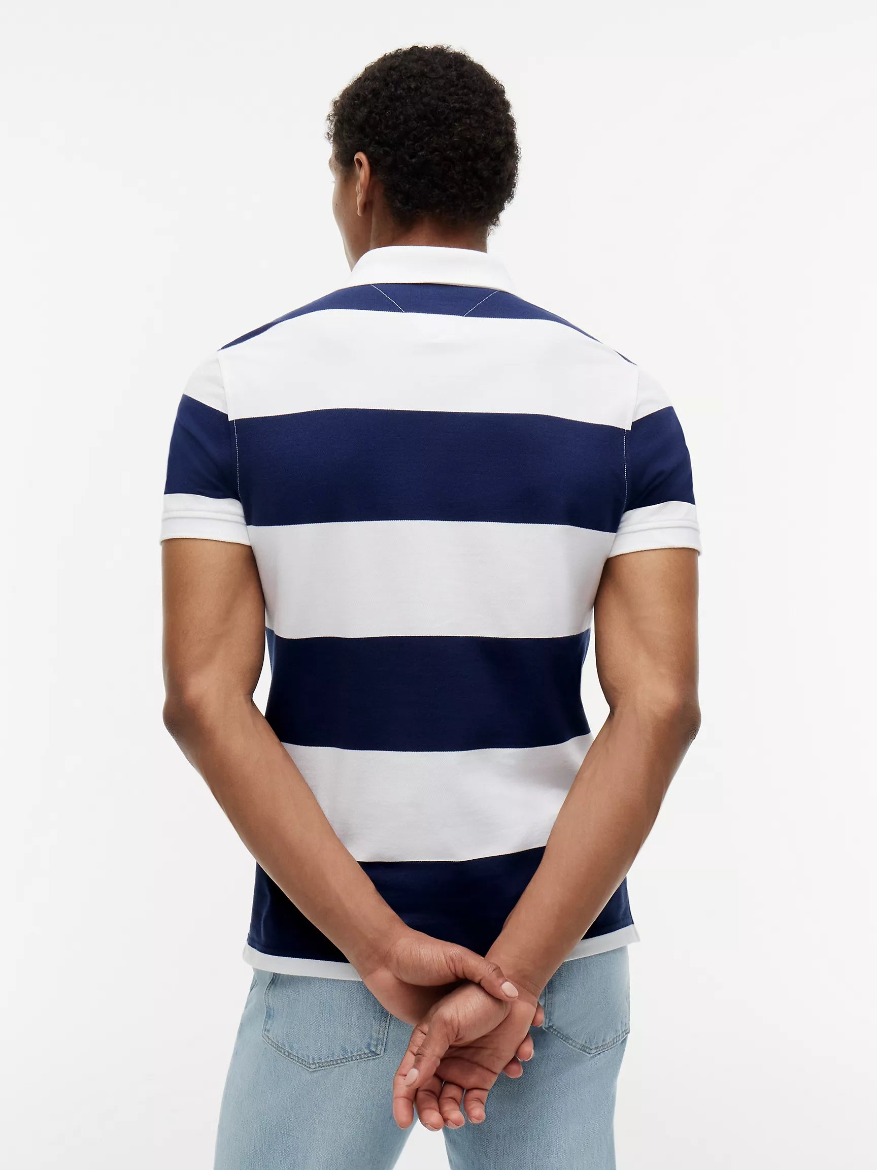 Navy/White Stripe