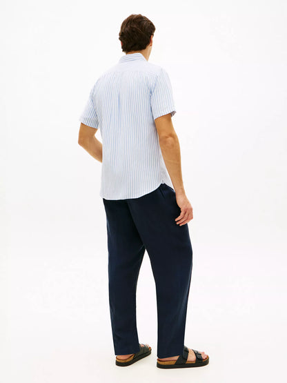 Cloudy Blue/White Stripe