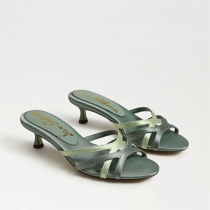Sage Sky Satin Fabric