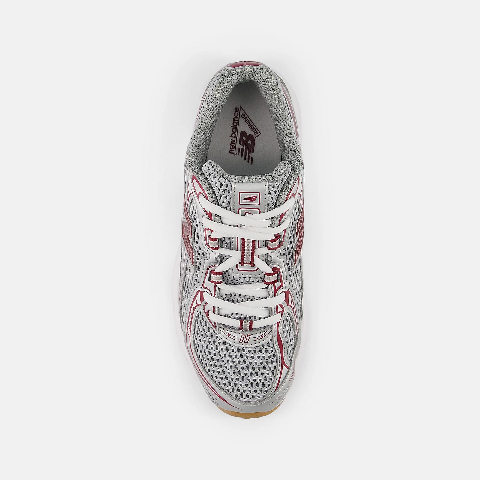 Silver Metalic With Monarch Burgundy