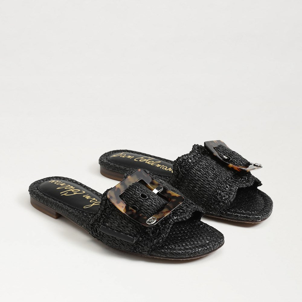 Black Faux Raffia