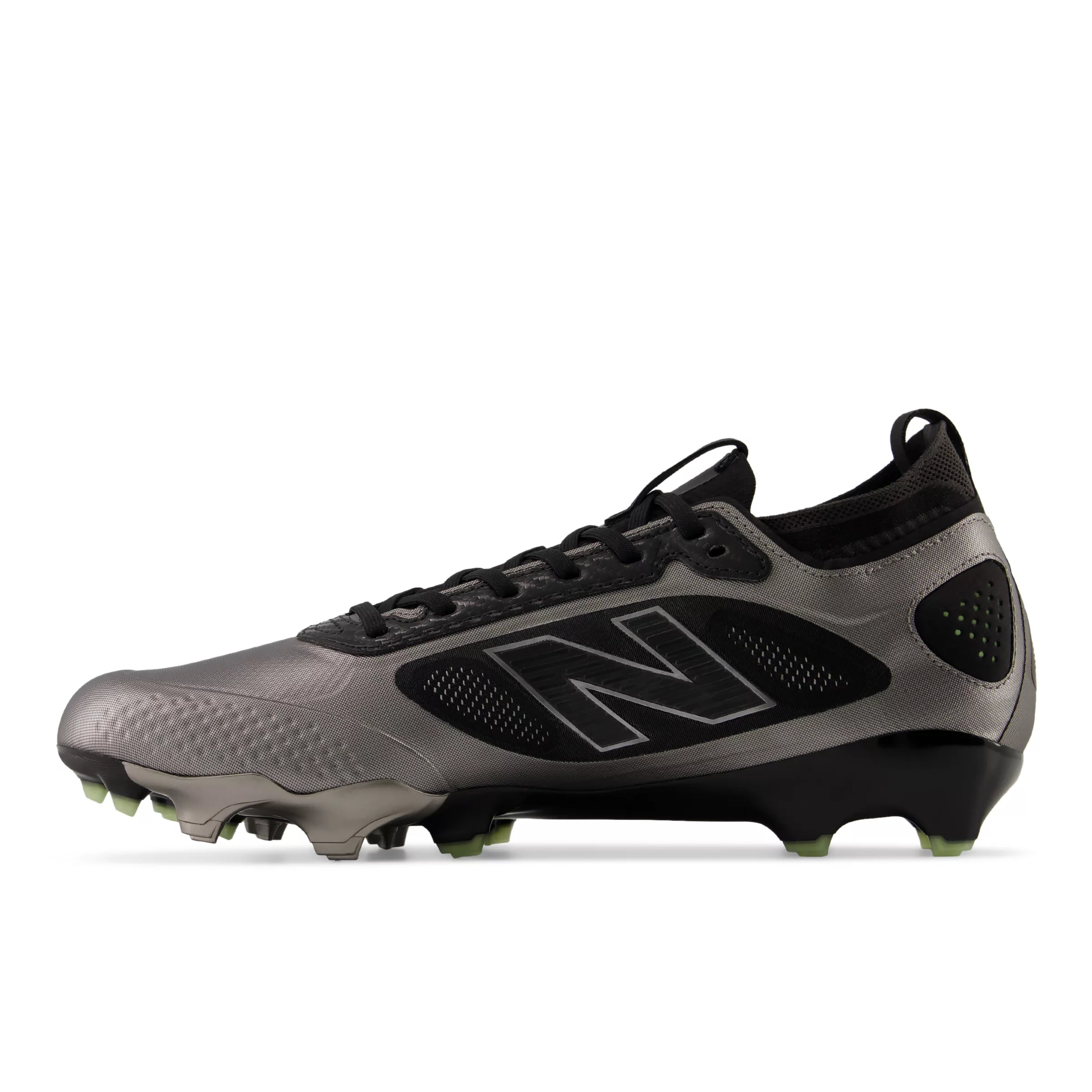 Black With Dark Silver Metallic