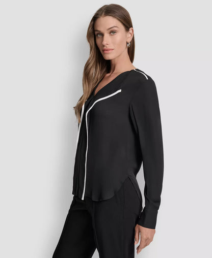 Black/ Linen White