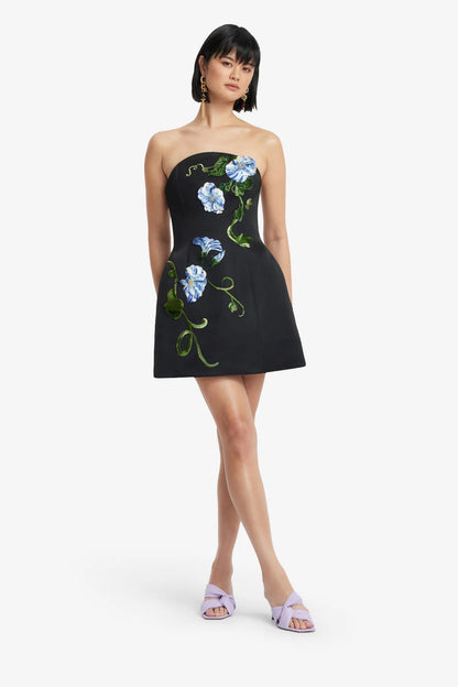 Vine Print in Ebony