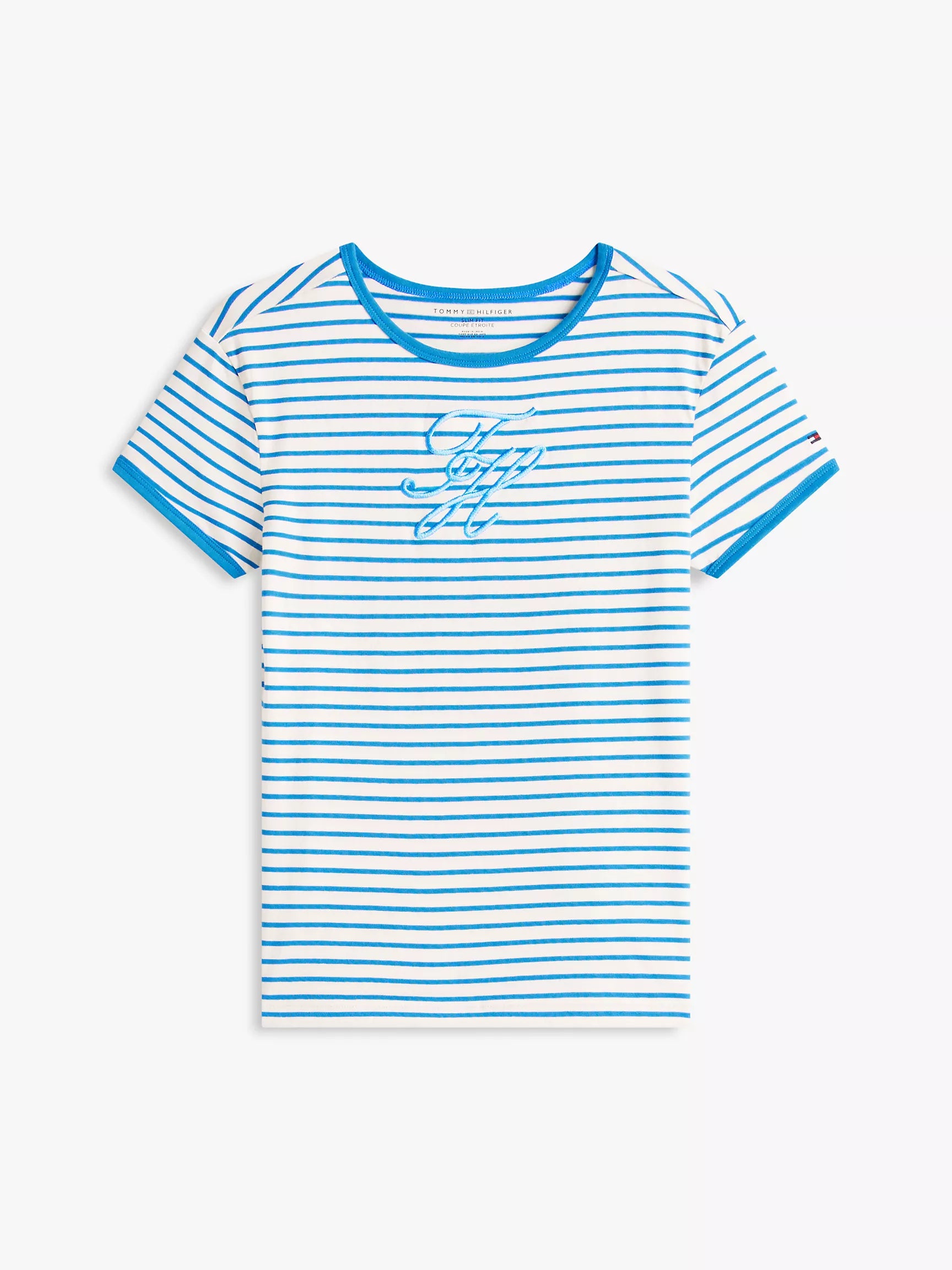 Rich Cream / Blue Stripe