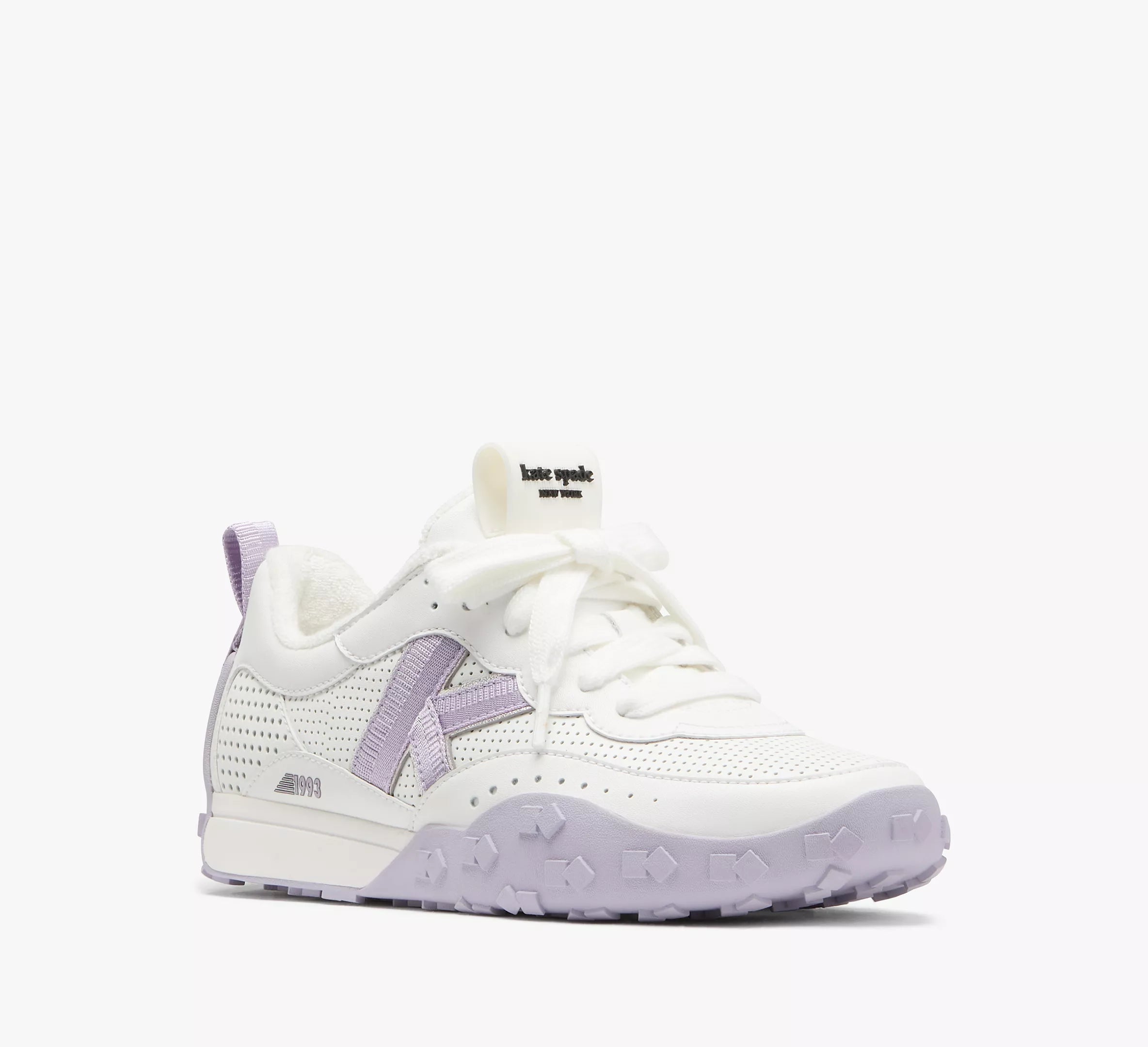 True White/Lavender Cream