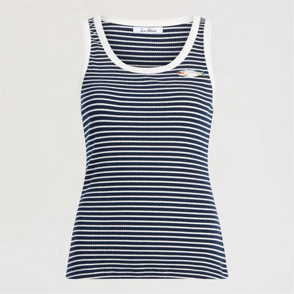 Navy and White