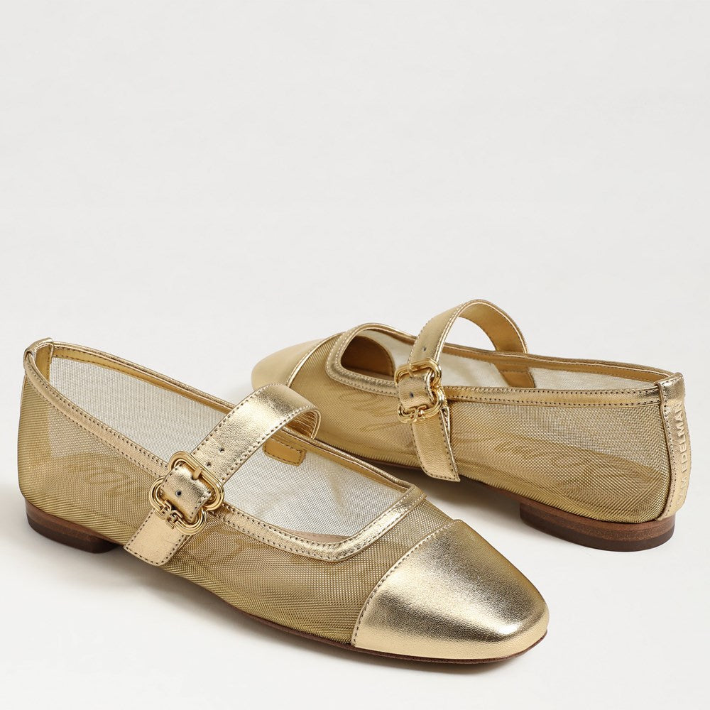 Miranda Gold Mesh/Leather