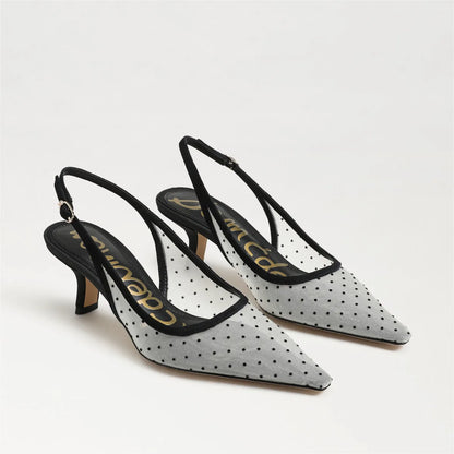 Ivory/Black Mesh