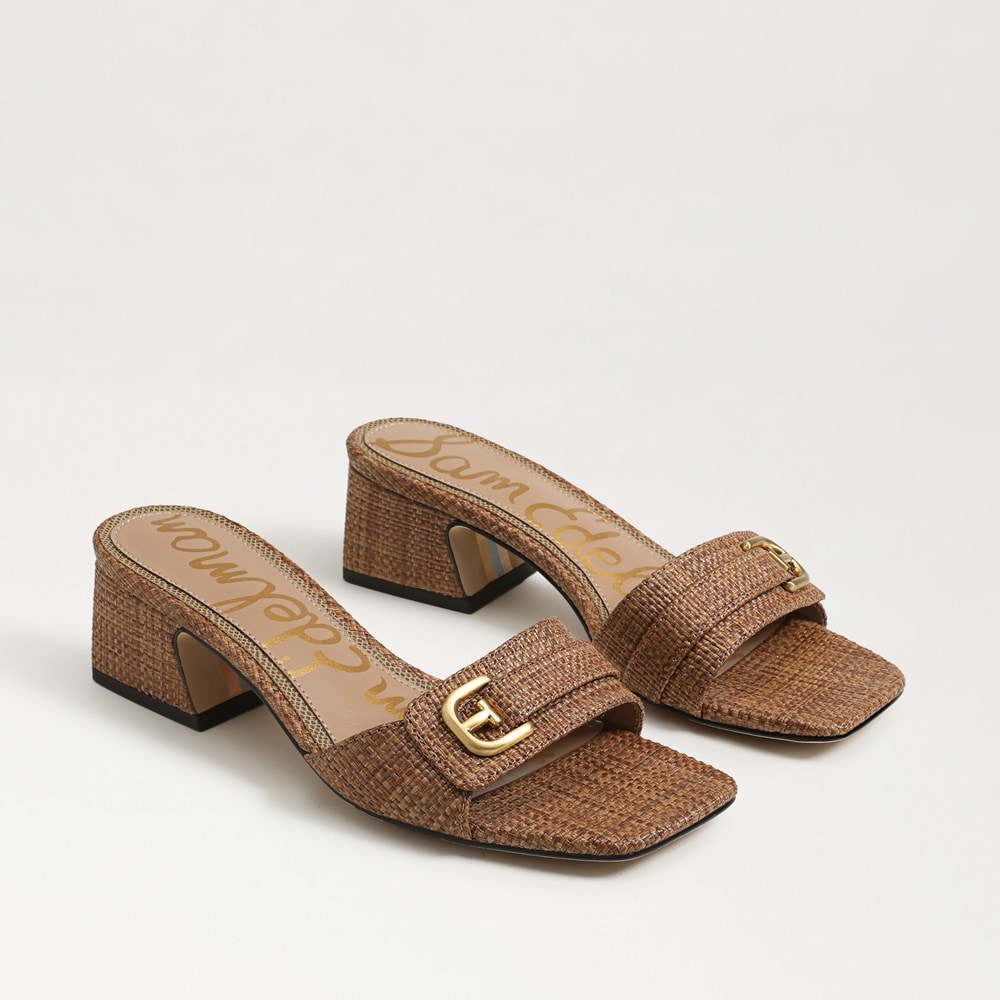 Cuoio Brown Woven Fabric