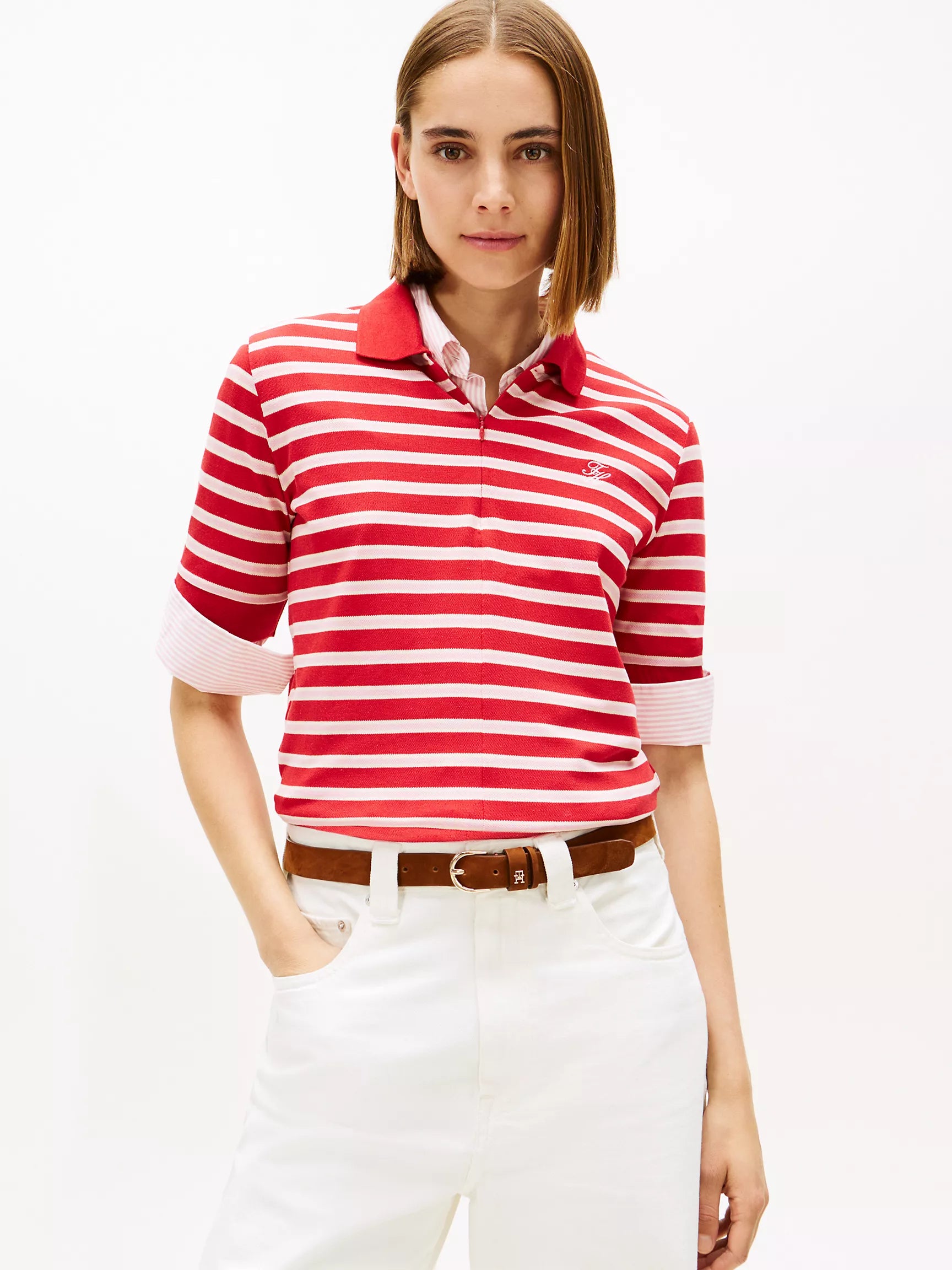 Primary Red / Bonita Pink / Calico Stripe