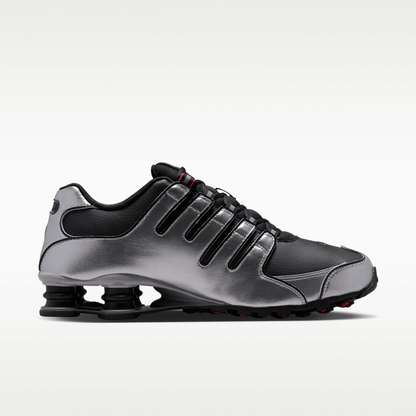 Black/Metallic Silver/University Red/Black